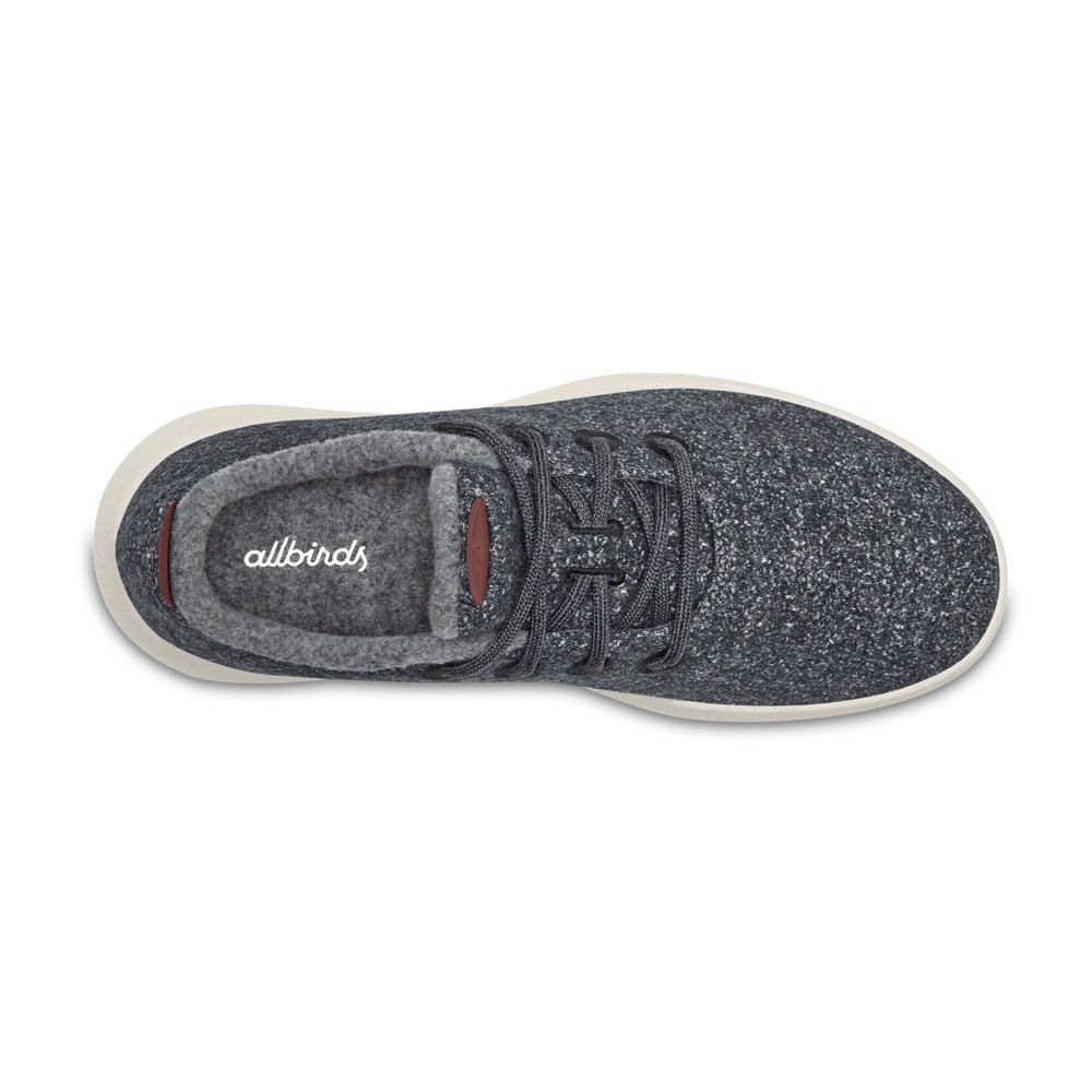 Allbirds Men\'s Sneakers Dark Grey - Wool Runner Mizzles - 79280DNBR